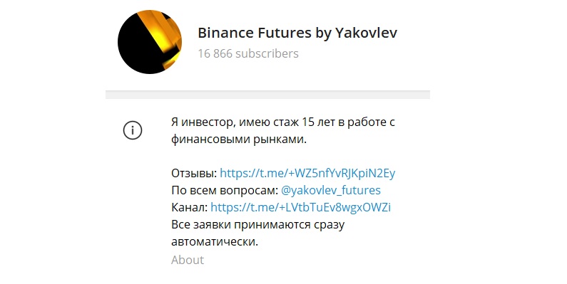 Binance Futures by Yakovlev: проверяем работу трейдера — честные отзывы