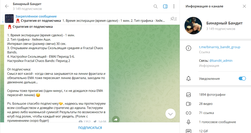 Бинарный Бандит: развод или нет? Отзывы клиентов о телеграм-канале
