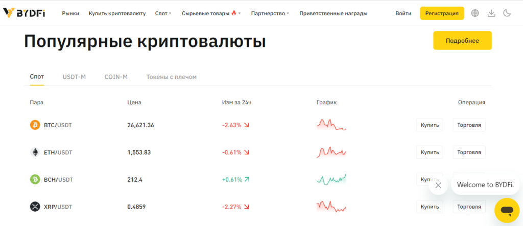 BYDFi: отзывы о бирже. Мошеннический проект или нет?