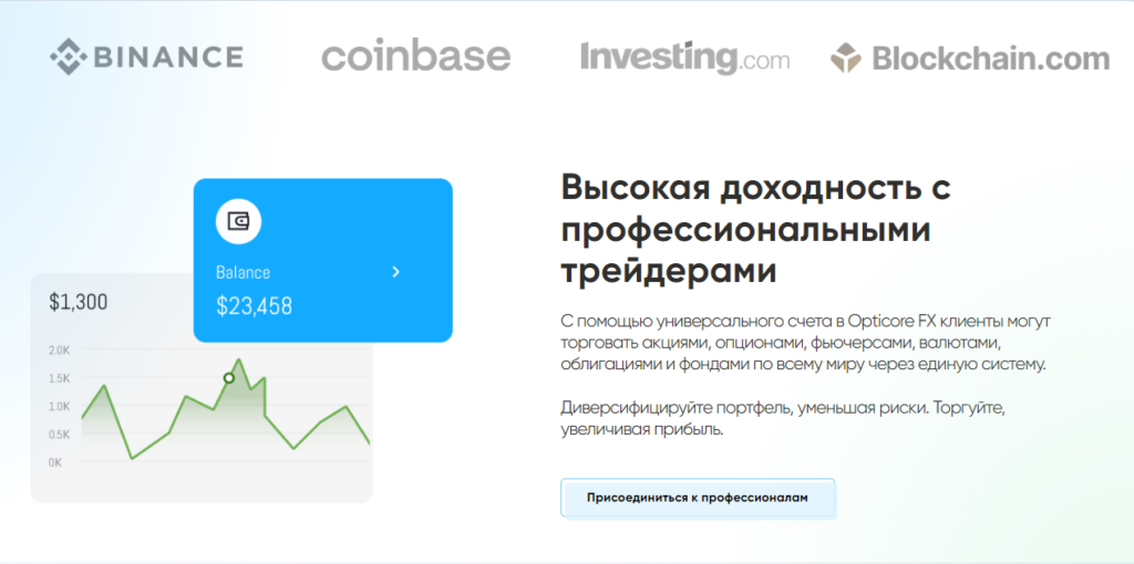 Opticore FX проверка на мошенничество, отзывы трейдеров о брокере