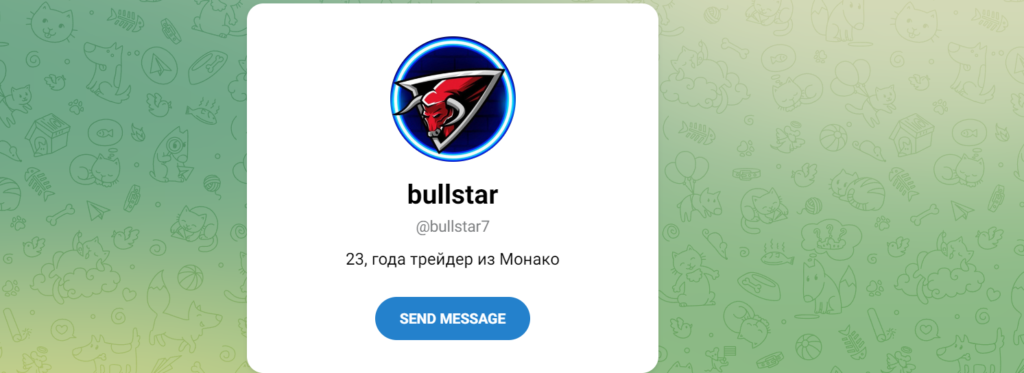 Телеграм мошенник  BULLSTAR отзывы и проверка!
