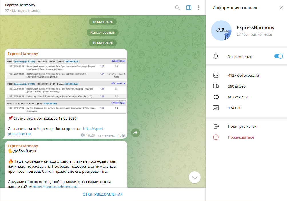 ExpressHarmony проверка на мошенничество, отзывы подписчиков о ТГ канале