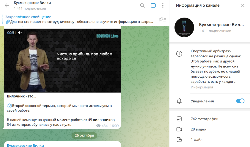 Телеграм Букмекерские Вилки проверка автора на мошенничество, отзывы