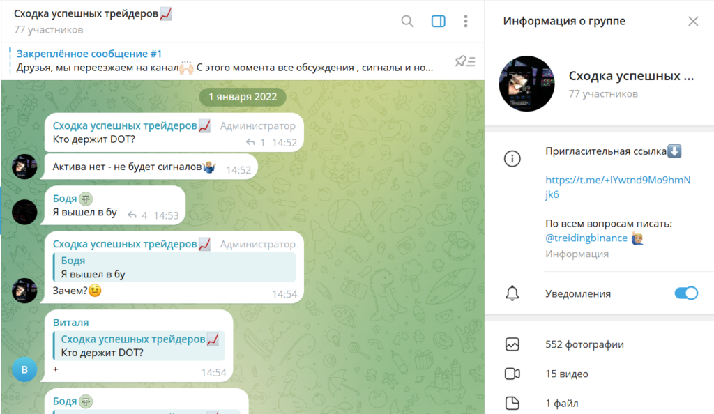Телеграм Сходка успешных трейдеров обман или нет, проверка, отзывы