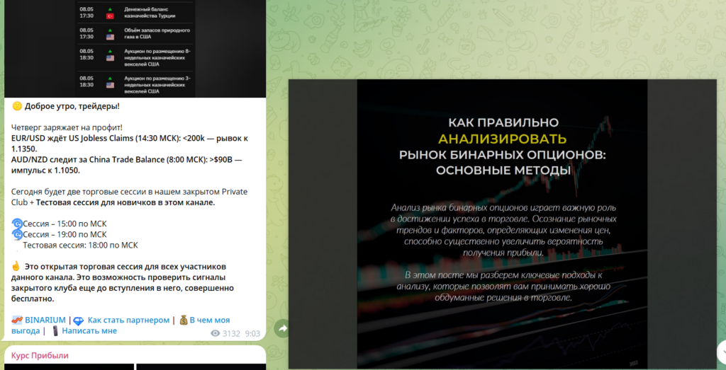 Телеграм Курс Прибыли – отзывы и честная проверка трейдера