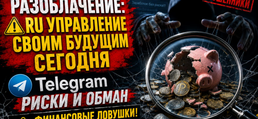 Исследуем риски и обмана в Telegram-канале Ru Управление своим будущим сегодня. Узнайте, как избежать финансовых ловушек.