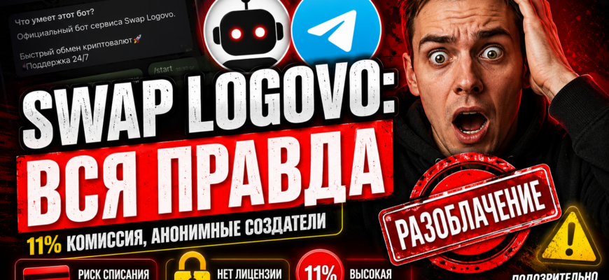 Узнайте правду об обменнике Swap Logovo в Telegram и почему стоит быть осторожным перед использованием его услуг.