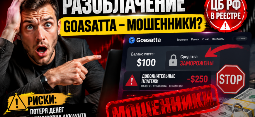 Узнайте о мошеннической платформе Goasatta: реальные отзывы, риски и способы защиты от аферистов.