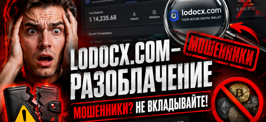 Узнайте правду о кошельке Lodocx. Раскрываем признаки мошенничества и риски, которые угрожают вашим инвестициям.