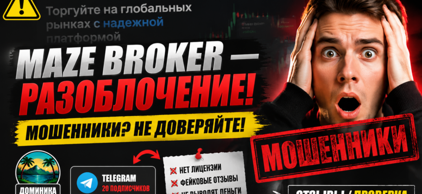 Узнайте правду о платформе Maze Broker. Читайте наш обзор, чтобы понять, стоит ли доверять этому сервису для обмена криптовалюты.