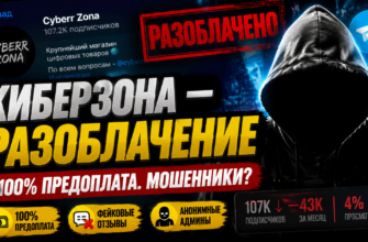 Узнайте о рисках работы с Киберзоной, как защитить свои деньги от мошенников и какие признаки обмана выявлены в нашем независимом расследовании.