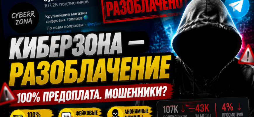 Узнайте о рисках работы с Киберзоной, как защитить свои деньги от мошенников и какие признаки обмана выявлены в нашем независимом расследовании.