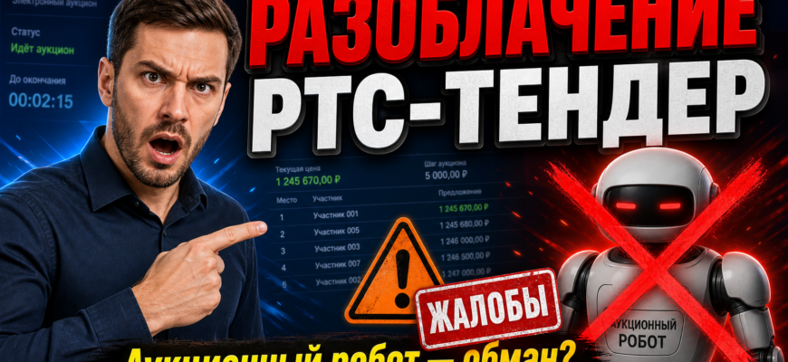 Как избежать обмана с аукционным роботом РТС-тендер? Узнайте о рисках и негативных отзывах пользователей. Читайте наш анализ!