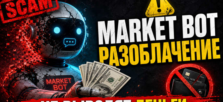Узнайте, как Market Bot обманывает пользователей, обещая нереальную прибыль. Читайте наш отзыв и защитите свои деньги от мошенников!