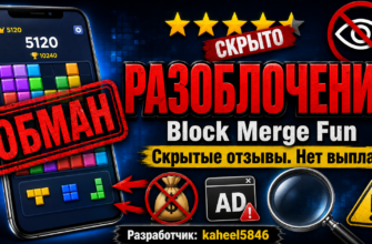 Проверяем игру Block Merge Fun на риски мошенничества и обмана. Какие схемы ждет игрок и стоит ли доверять разработчику?