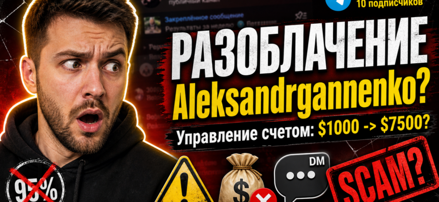 Как распознать мошенников в телеграм-канале Александра Ганненко. Узнайте признаки обмана и способы защиты от финансовых афер.