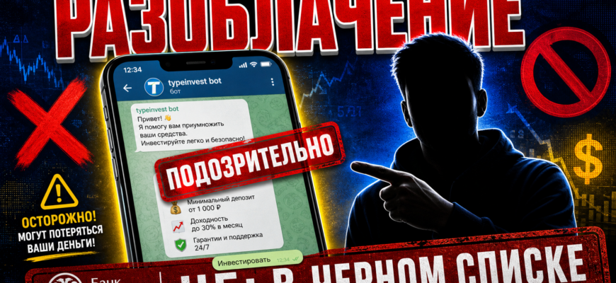 Узнайте о рисках использования бота Тип инвестора, как избежать обмана и на что стоит обратить внимание, чтобы защитить свои деньги.