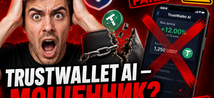 Данный пост поможет вам распознать TrustWallet Al как мошеннический проект, предоставляя советы и признаки обмана, чтобы защитить ваши деньги.