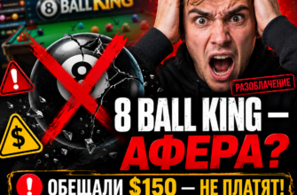 8 ball king - это очередной бильярдный симулятор с сомнительными обещаниями заработка. Узнайте, как не стать жертвой обмана!
