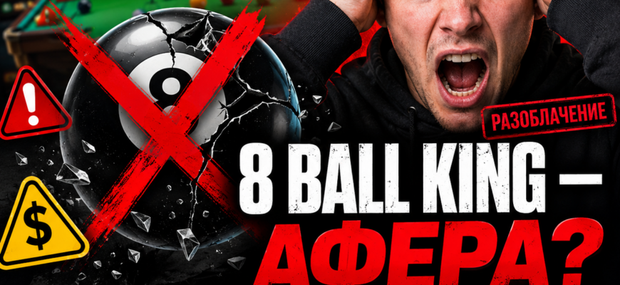 8 ball king - это очередной бильярдный симулятор с сомнительными обещаниями заработка. Узнайте, как не стать жертвой обмана!