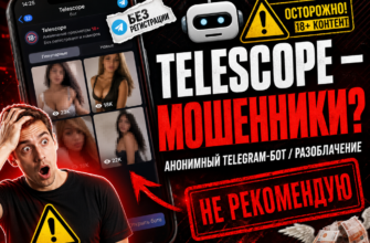 Разоблачение бота Telescope в Telegram: узнайте о мошенничестве, рисках и почему стоит остерегаться!