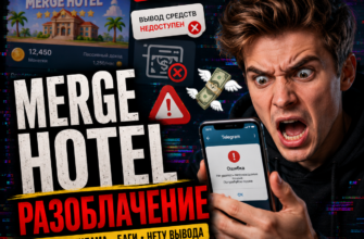 Ищете реальные заработки в играх? Узнайте, почему Merge Hotel может быть очередным обманом и как защитить свои деньги от мошенников.