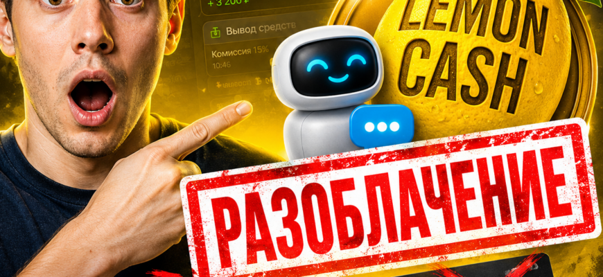 Узнайте правду о Lemon Cash и его схеме заработка. Мы разоблачаем мошенничество и делимся реальными отзывами пользователей.