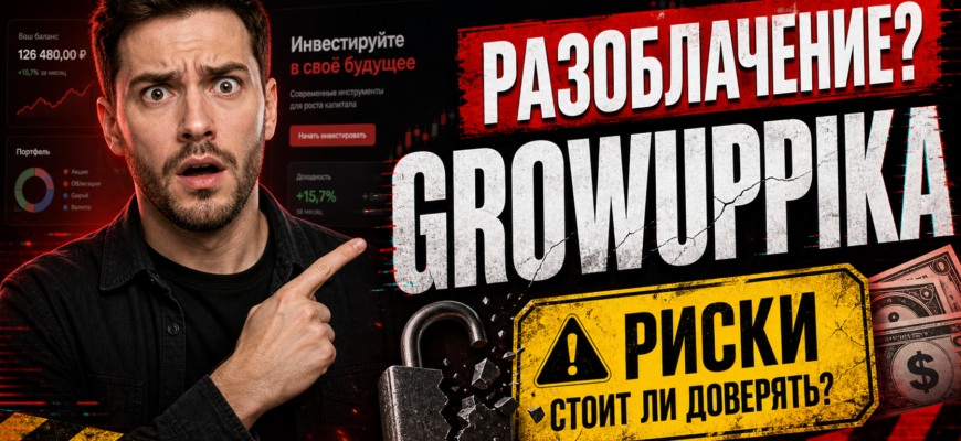 Проверяем Growuppika на надежность. Узнайте, какие риски скрывает эта криптобиржа и стоит ли ей доверять. Читайте честные отзывы пользователей!