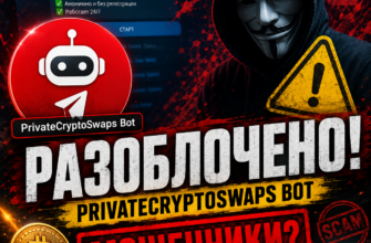Разгадываем тайны PrivateCryptoSwaps Bot. Узнайте, почему этот криптообменник может быть опасен для ваших средств.