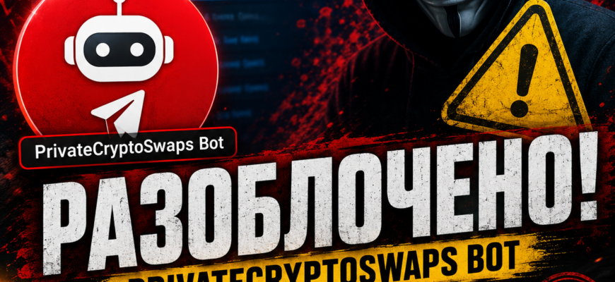 Разгадываем тайны PrivateCryptoSwaps Bot. Узнайте, почему этот криптообменник может быть опасен для ваших средств.