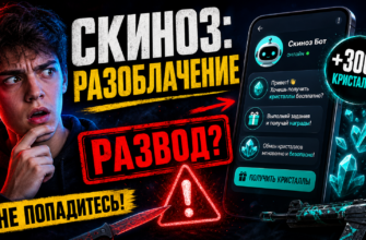 Как бот Скиноз предлагает бесплатные скины для CS2? Узнайте о рисках и реальных условиях работы сервиса.