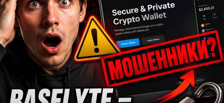 Обзор криптокошелька BaseLyte. Узнайте о сомнительной безопасности, мошеннических схемах и важной информации для защиты ваших средств.