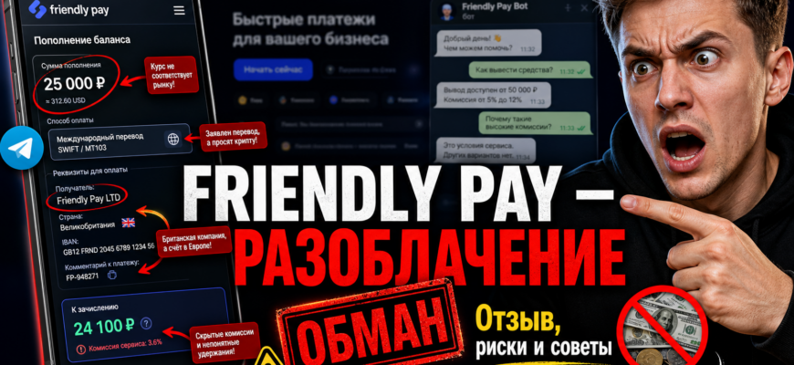Изучите отзывы о Friendly Pay и узнайте, есть ли риски мошенничества и как защитить свои финансы от обмана.