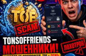 Обзор криптоигры TonsOfFriends: разоблачение схемы обмана, отзывы игроков и предупреждение о рисках участия.