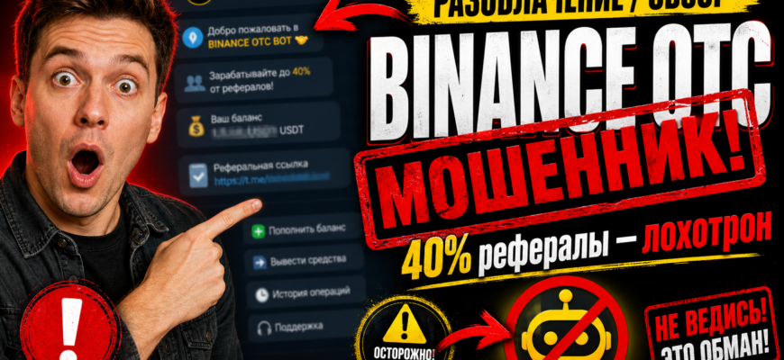 Исследуем мошеннический бот Binance OTC, раскрываем признаки обмана и отзывы пользователей. Узнайте, как защитить свои средства от аферистов.