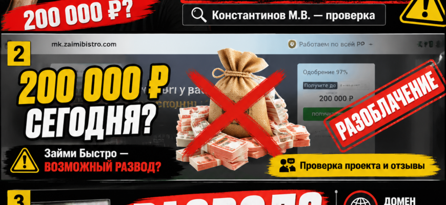 Не попадитесь на мошеннические схемы Константинова Михаила. Узнайте, как распознать обман и защитить свои деньги.
