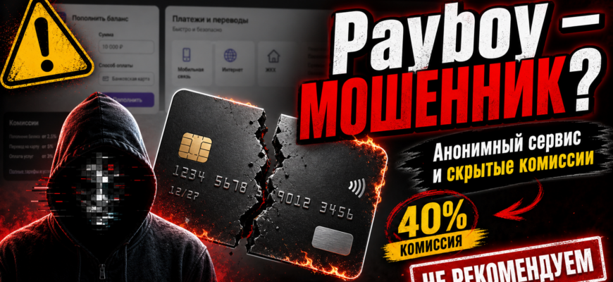 Разоблачение сервиса Payboy: узнайте, как избежать мошенничества с анонимными картами и защитить свои деньги.