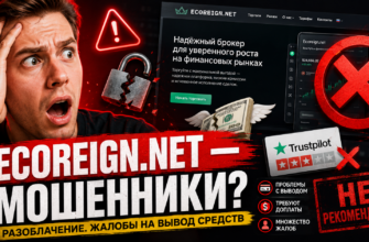 Проверяем брокера Ecoreign net: основные признаки мошенничества, отзывы пострадавших и советы по защите от обмана.