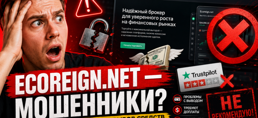 Проверяем брокера Ecoreign net: основные признаки мошенничества, отзывы пострадавших и советы по защите от обмана.