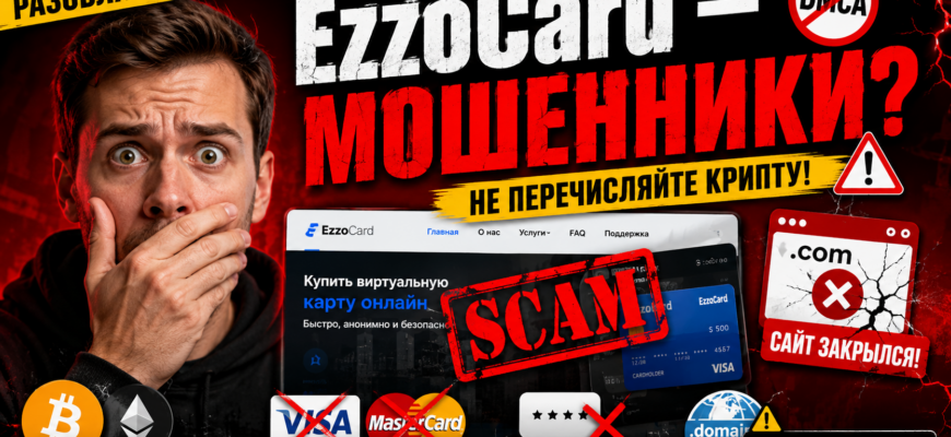 Разоблачаем EzzoCard: узнайте о рисках и мошенничестве в платежной системе. Читайте отзывы и советы по защите от обмана.