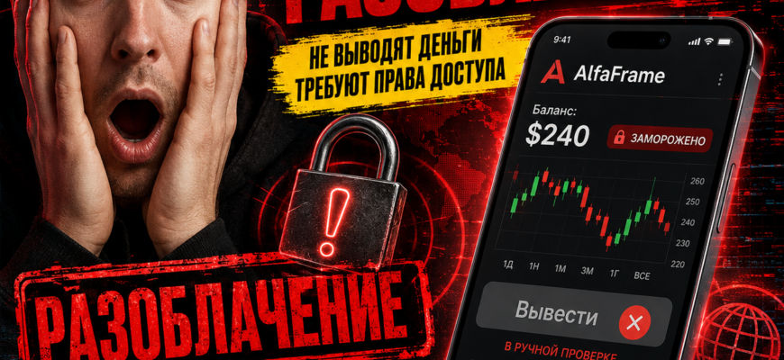 Убедитесь, как AlfaFrame обманывает пользователей. Читайте отзывы и основные признаки мошенничества, чтобы защитить свои деньги.