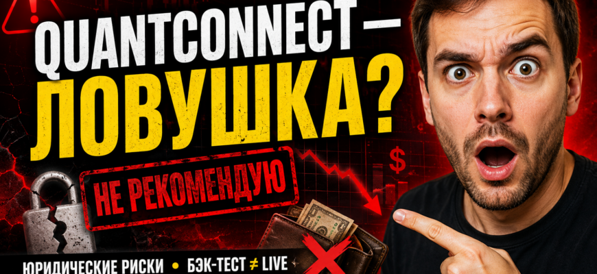 В этом отзыве мы разоблачаем QuantConnect. Узнайте о рисках, юридических ограничениях и неудачах платформы.