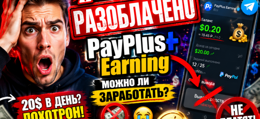 Изучите отзывы и риски проекта PayPlus Earning. Узнайте о мошенничестве и способах защиты от обмана. Защитите свои средства!