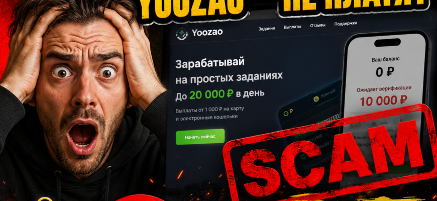 Узнайте правду о сервисе Yoozao и рисках, связанных с ним. Защитите свои деньги от мошеннических схем с помощью нашего обзора.