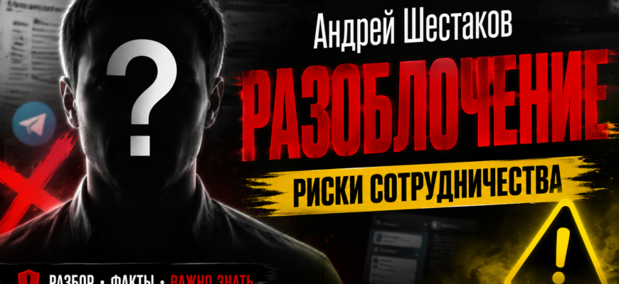 Узнайте, почему сотрудничество с Андреем Шестаковым может привести к финансовым потерям. Обзор рисков и мошеннических схем.