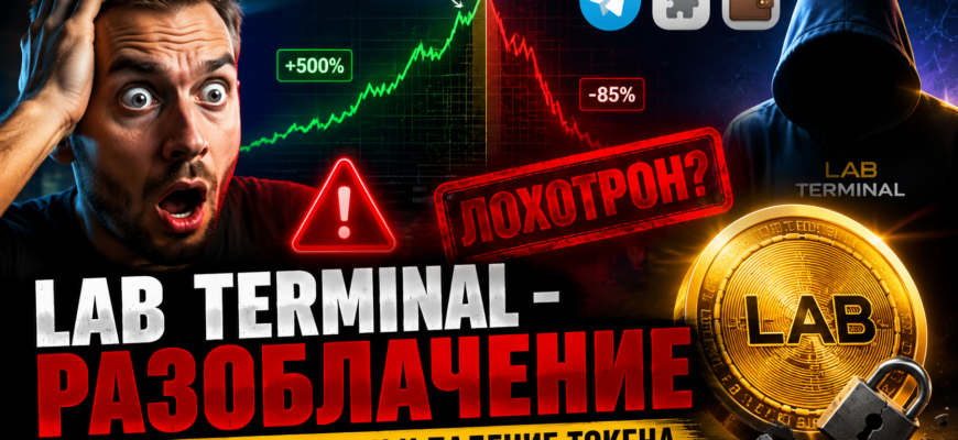 Исследуйте риски и опасности LAB Terminal, узнавайте о манипуляциях с токенами и защитите свои средства от мошенничества!