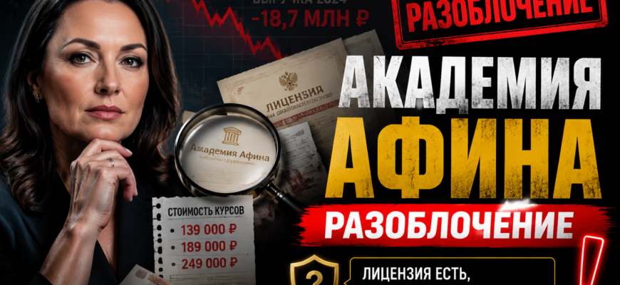 В этом посте мы разоблачаем Академию Афина Светланы Беляевой, рассматривая отзывы, риски и законодательные аспекты ее деятельности.