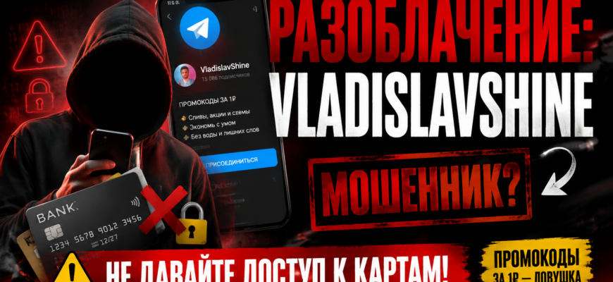 Узнайте о рисках и признаках мошенничества с VladislavShine. Читайте наш обзор и защитите свои средства от аферистов.