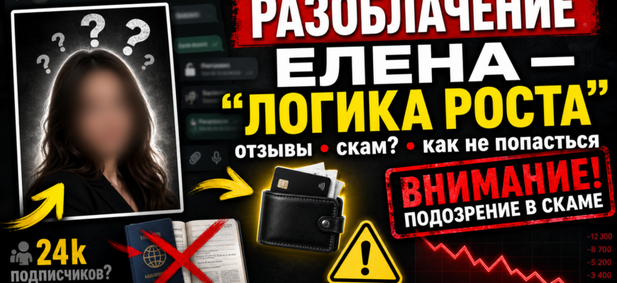 Узнайте, как проект Елена Логика Роста использует мошенничество для выманивания денег. Читайте отзывы и защитите свои финансы.