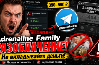 Разоблачаем Adrenaline Family: стоит ли тратить время и деньги на их проект? Узнайте, какие подводные камни скрыты.